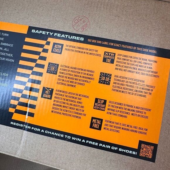 Volcom Workwear Women’s Size 8W Wide Stone Composite Toe Work Shoes Black - Picture 10 of 11